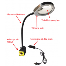 Kính lúp đế từ PD-032B