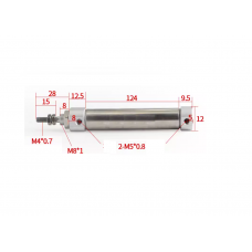 Xi lanh tròn tiêu chuẩn CDJ2B10-100Z-B