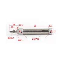 Xi lanh tròn tiêu chuẩn CDJ2B10-15Z-B