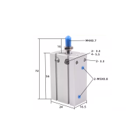 Xi lanh Free Mount CDU10-20D