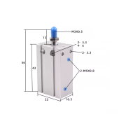 Xi lanh Free Mount CDU6-10D Xi lanh Free Mount CDU6-10D