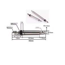 Xi lanh bút tác động đơn CJ1B4-5SU4