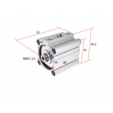 Xi lanh compact CDQ2B32-15DZ