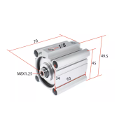 Xi lanh compact CDQ2B32-30DZ
