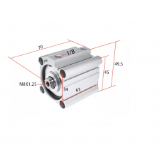 Xi lanh compact CDQ2B32-30DZ