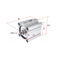 Xi lanh compact CDQ2B32-40DZ Xi lanh compact CDQ2B32-40DZ