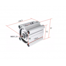 Xi lanh compact CDQ2B40-100DZ