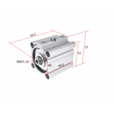 Xi lanh compact CDQ2B40-10DZ