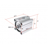 Xi lanh compact CDQ2B40-20DZ