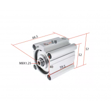 Xi lanh compact CDQ2B40-20DZ