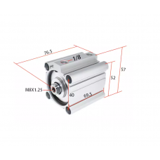 Xi lanh compact CDQ2B40-30DZ