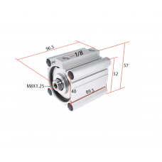 Xi lanh compact CDQ2B40-50DZ