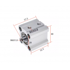 Xi lanh compact CQ2B25-30D