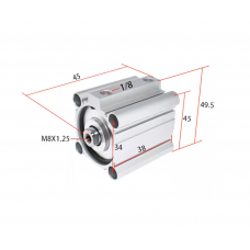 Xi lanh compact CQ2B32-15D