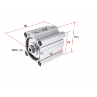Xi lanh compact CQ2B32-30D