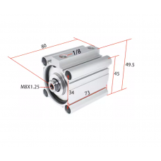 Xi lanh compact CQ2B32-40D