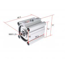 Xi lanh compact CQ2B40-10D