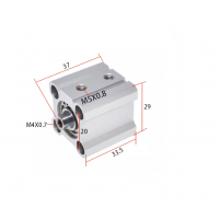 Xi lanh compact CQ2B16-15D Xi lanh compact CQ2B16-15D