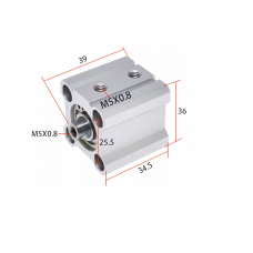 Xi lanh compact CQ2B20-15D