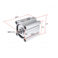 Xi lanh compact CQ2B40-30D Xi lanh compact CQ2B40-30D