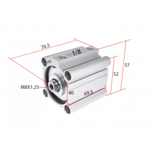 Xi lanh compact CQ2B40-40D