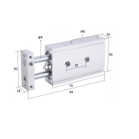 Xi lanh 2 trục CXSM15-10