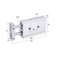 Xi lanh 2 trục CXSM20-30