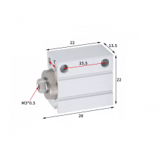 Xi lanh mini free mount CDUJB10-4D