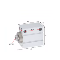 Xi lanh mini free mount CDUJB8-25D