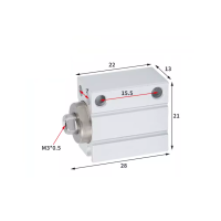 Xi lanh mini free mount CDUJB8-4D