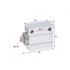 Xi lanh mini free mount CDUJB8-4D