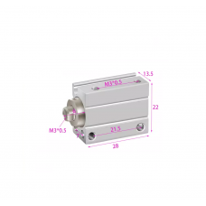 Xi lanh mini free mount CUJB10-15D