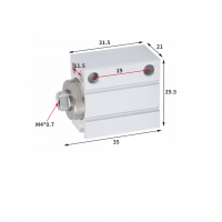 Xi lanh mini free mount CUJB16-15D Xi lanh mini free mount CUJB16-15D