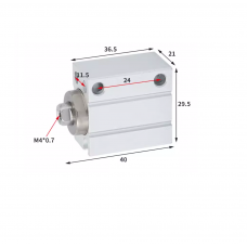 Xi lanh mini free mount CUJB16-20D