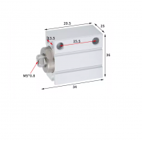 Xi lanh mini free mount CUJB20-10D Xi lanh mini free mount CUJB20-10D