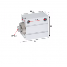 Xi lanh mini free mount CUJB20-10D