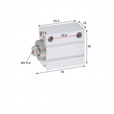 Xi lanh mini free mount CUJB20-15D