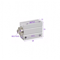 Xi lanh mini free mount CUJB6-15D Xi lanh mini free mount CUJB6-15D