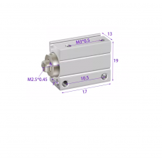 Xi lanh mini free mount CUJB6-4D