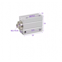 Xi lanh mini free mount CUJB6-6D