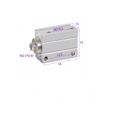 Xi lanh mini free mount CUJB6-6D