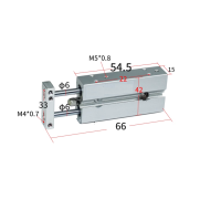 Xi lanh 2 trục compact CXSJM10-10 Xi lanh 2 trục compact CXSJM10-10