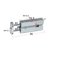 Xi lanh 2 trục compact CXSJM10-30 Xi lanh 2 trục compact CXSJM10-30