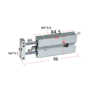 Xi lanh 2 trục compact CXSJM10-40