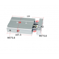 Xi lanh 2 trục compact CXSJM15-50 Xi lanh 2 trục compact CXSJM15-50