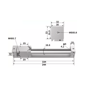 Xi lanh không trục CY3R15-250 Xi lanh không trục CY3R15-250