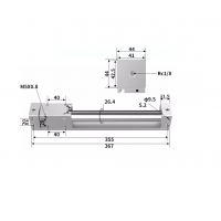 Xi lanh không trục CY3R25-250 Xi lanh không trục CY3R25-250