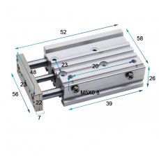 Xi lanh dẫn hướng MGPM12-10Z