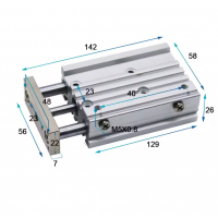 Xi lanh dẫn hướng kép MGPM12-100Z