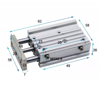 Xi lanh dẫn hướng kép MGPM12-20Z